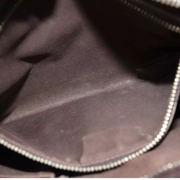 GUCCI GG Canvas Web Sherry Line Shoulder Bag Beige Red Green - Picture 5 of 6